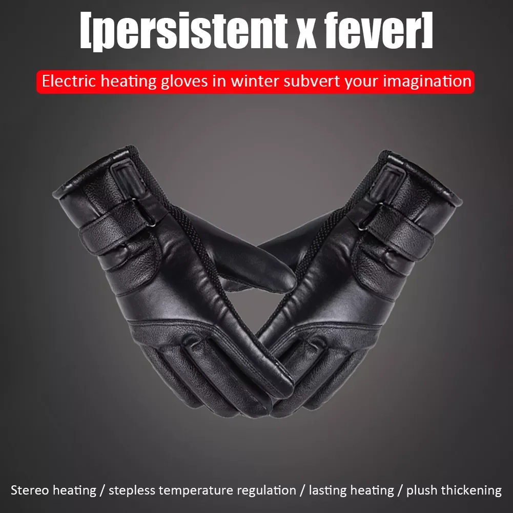 

Gloves Heated Gloves Waterproof Windproof Cycling Warm Heating Screen USB Powered Heated Gloves Christmas Gift