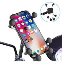 fimilef 6 claw bike mobile phone holder handlebar motorcycle rear view mirror phone stand accessories moto bicycle phone holder
