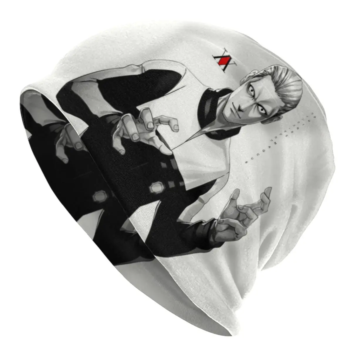 

Cool Hisoka Hunter X Hunter Skullies Beanies Caps Unisex Winter Knit Hat Adult HxH Anime Manga Bonnet Hats Outdoor Ski Cap