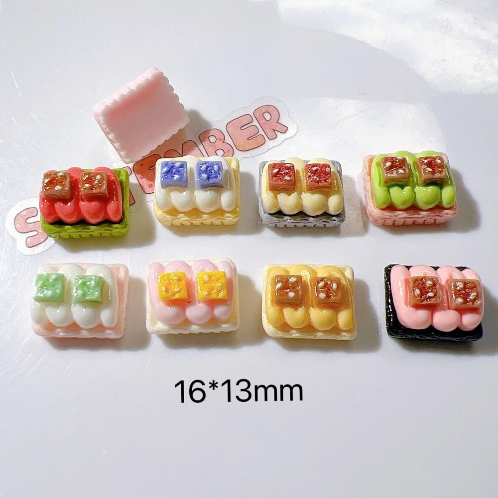 

Мини-кавайные милые поддельные еда, набор из 10 штук