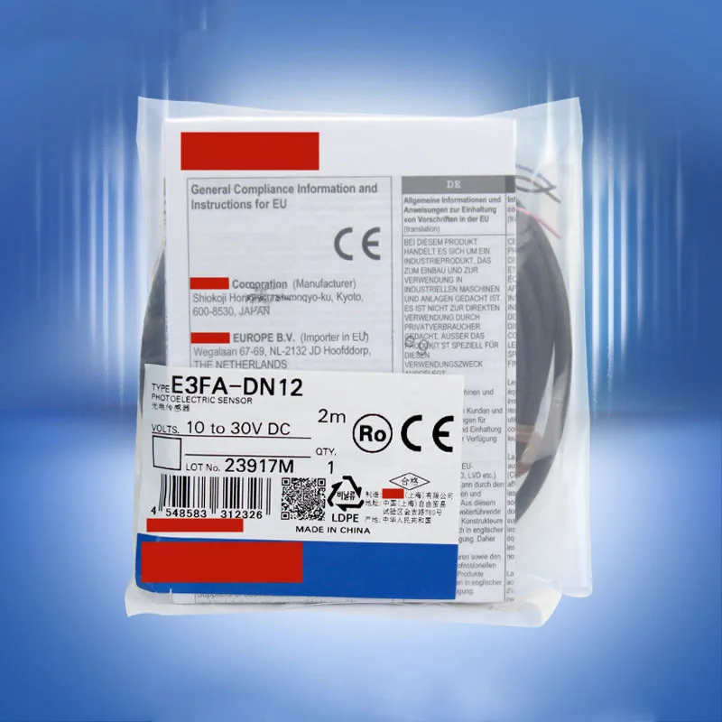 

New E3FA-DN12 Photoelectric Sensor