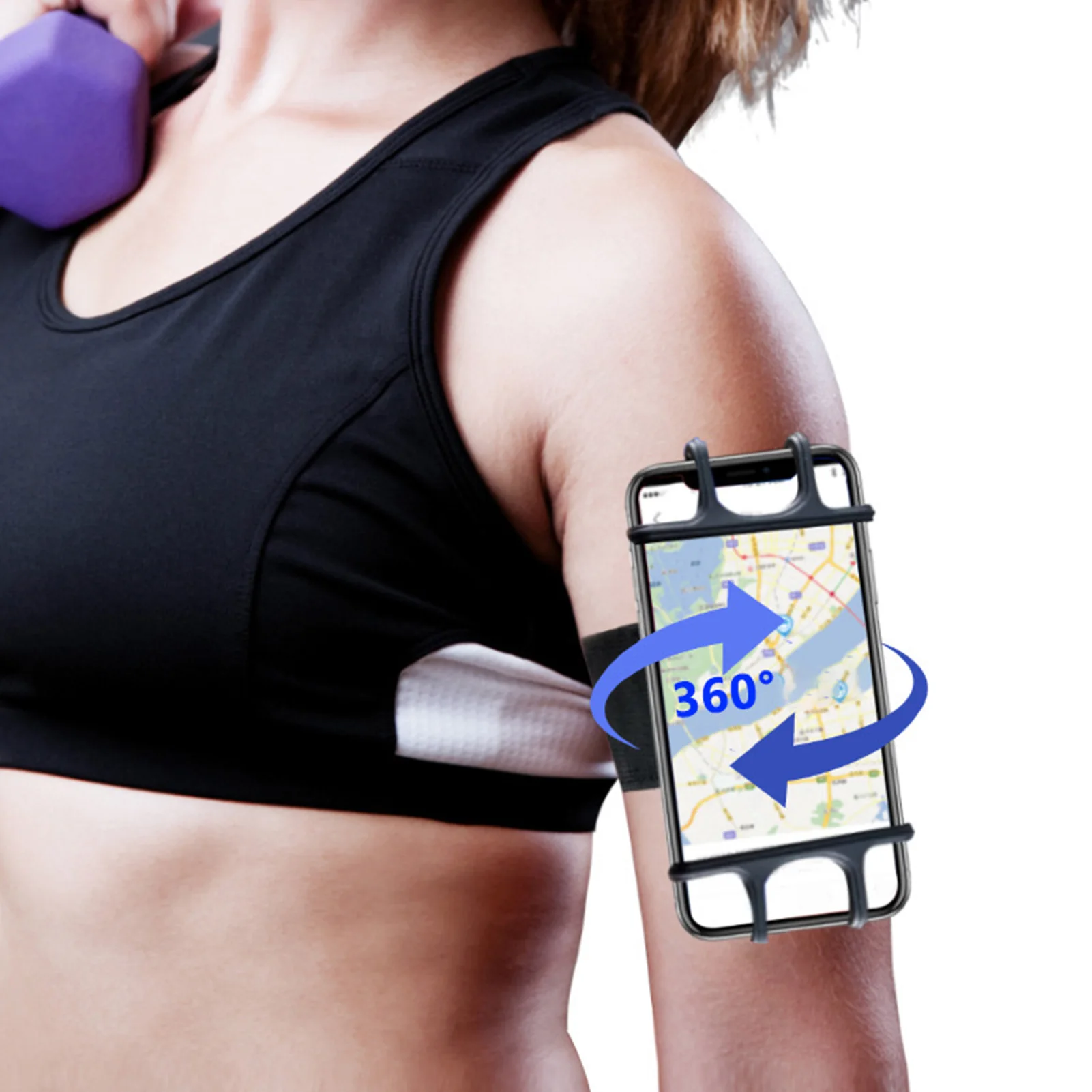 Спортивная стандартная Подставка для сотового телефона с поворотом на 360