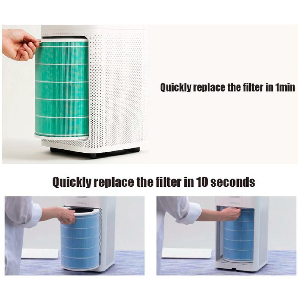 

Air Purifier Filter Replacement Active Carbon Filter for Xiaomi 1/2/2S/3/3H HEPA Air Filter Anti PM2.5 Formaldehyde B