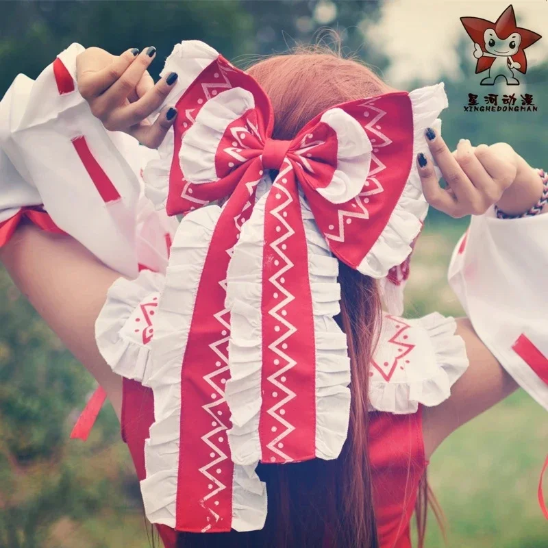 Карнавальный Косплей Костюм Аниме Touhou Project Reimu Hakurei на Хэллоуин