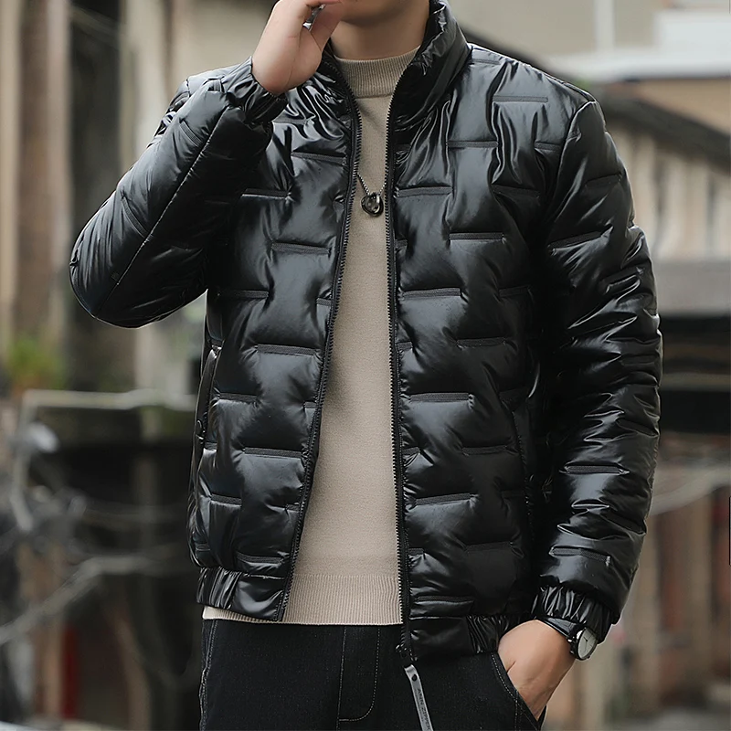 

Clothing Waterproof Winter Bright Down Men Jackets Parka Warm Mens Thickened Jackets Coats Male