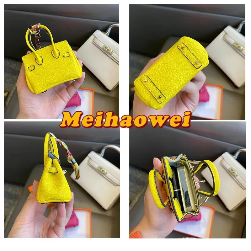 2023 New Pendant Car Charm Keychain Earphone Bag Car Key Bag Valentine's Day Gifts Mother's Day Present Cute Mini Bag