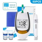 BOXYM 50 шт тест-полоски глюкометры в крови иглы ланцеты монитор сахара Мути-часть сбора глюкометра в крови мгдл здравоохранения