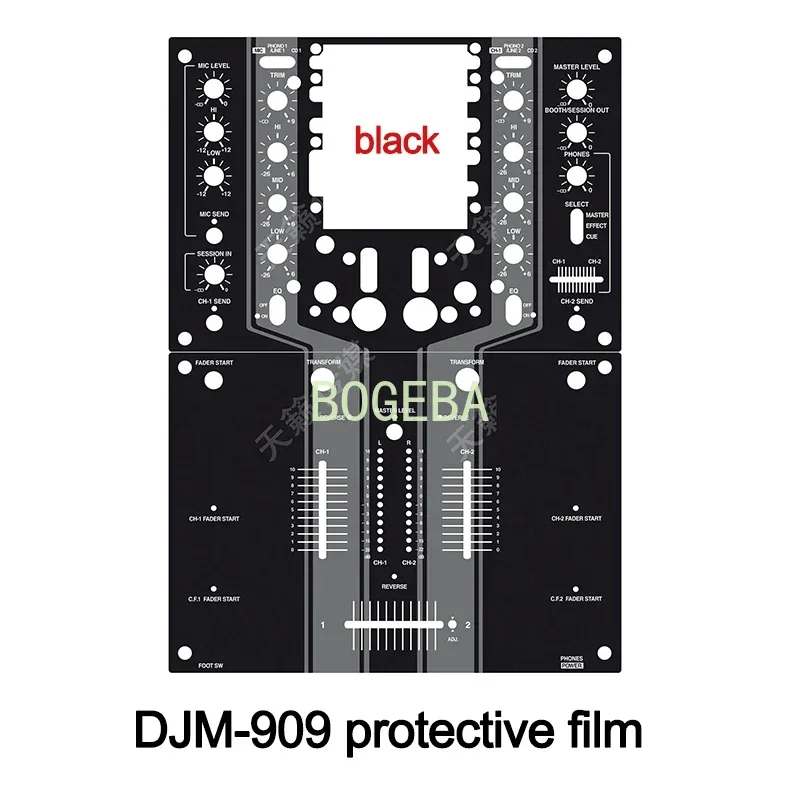 DJM-909 кожа для контроллера pellicola copertura totale наклейка DJ машина защитная пленка узор