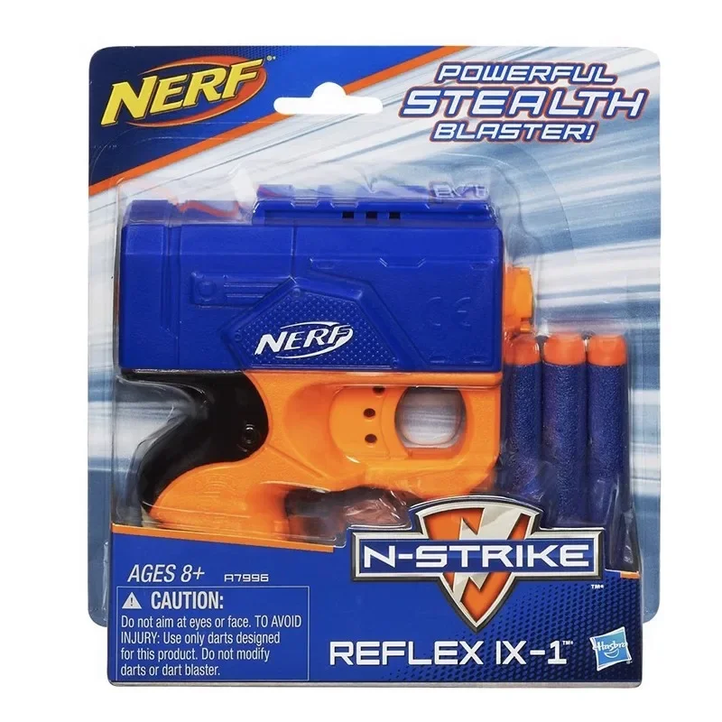 Hasbro Heat Nerf Elite Reflex IX-1 с одним ударом небольшой пистолет-пусковая установка ручная