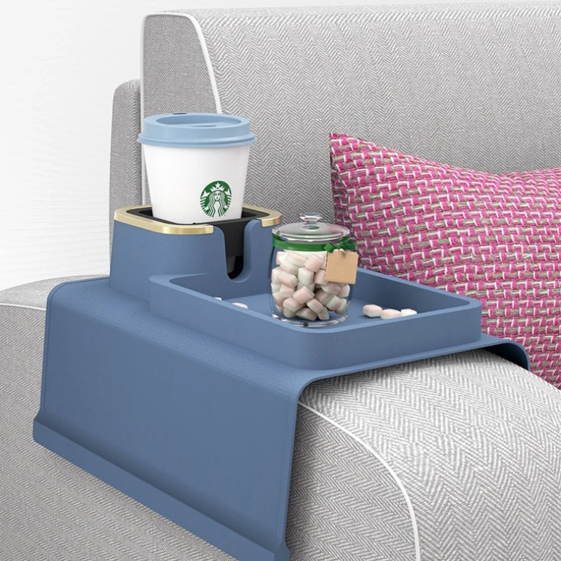 Подлокотник для дивана силиконовый нескользящий держатель чашки на диван