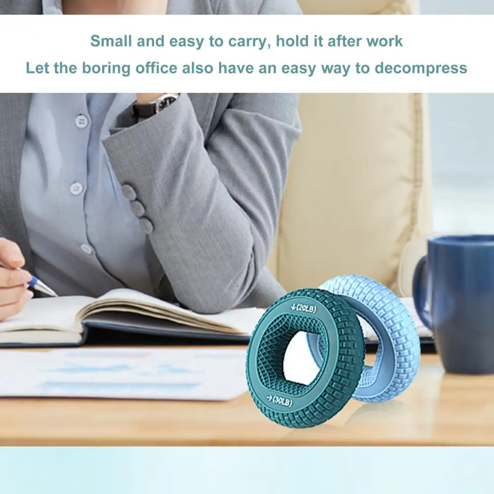 

Convenient Finger Heavy Exerciser High Toughness Reusable Easy to Carry Finger Gripping Ring for Men