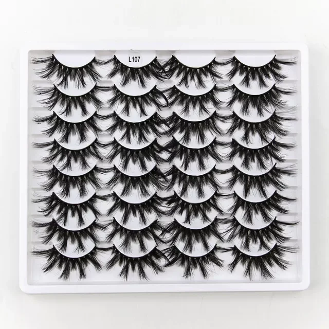 

Новинка 3/5/16 пар натуральные длинные накладные ресницы драматические пушистые 3D норковые ресницы Wispy оптовая продажа густые мягкие ресницы