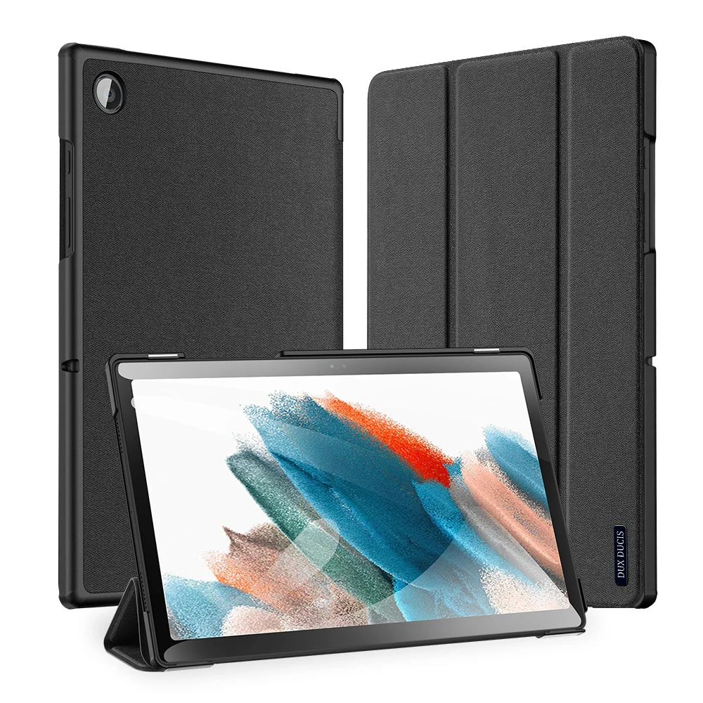 Тонкий защитный чехол DUX DUCIS для Samsung Galaxy Tab A8 10,5 дюйма 2022 с автоматическим переходом в спящий режим и пробуждением