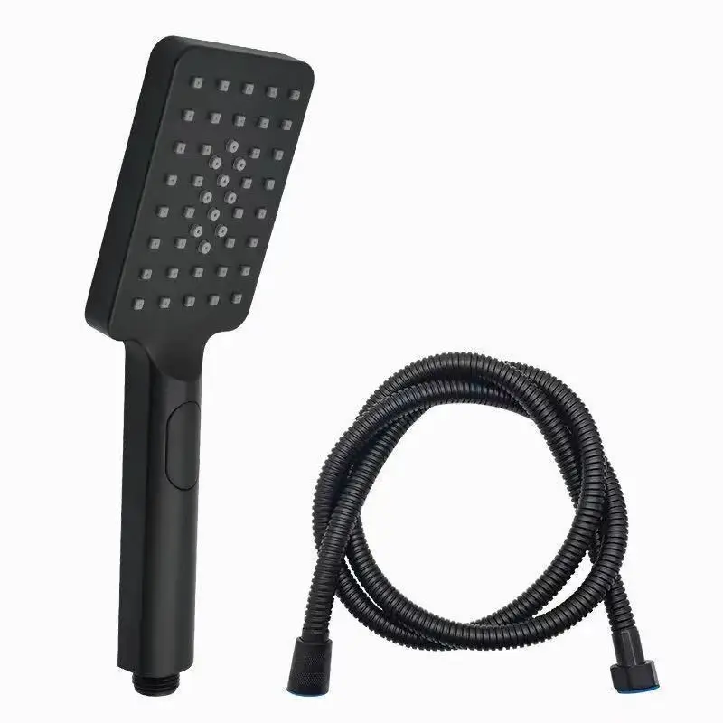 

Black Shower Head Bathtub Handheld Adjustable Shower Head Water Saving Bathroom Accessories Set Modern Life Style Decoration