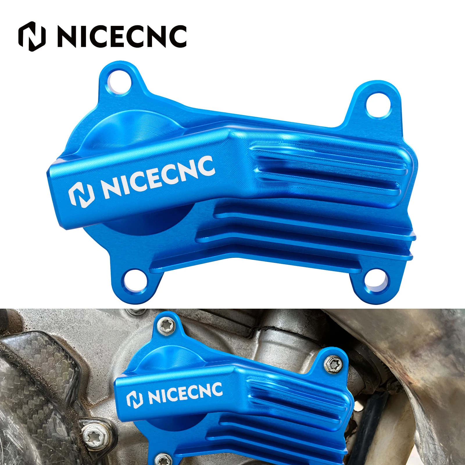 

NiceCNC Motorcycle Water Pump Cover Guard Protector For Husqvarna TE250 TE300 TE 250 300 2017-2019 TC250 TX300 2017-2018 Blue