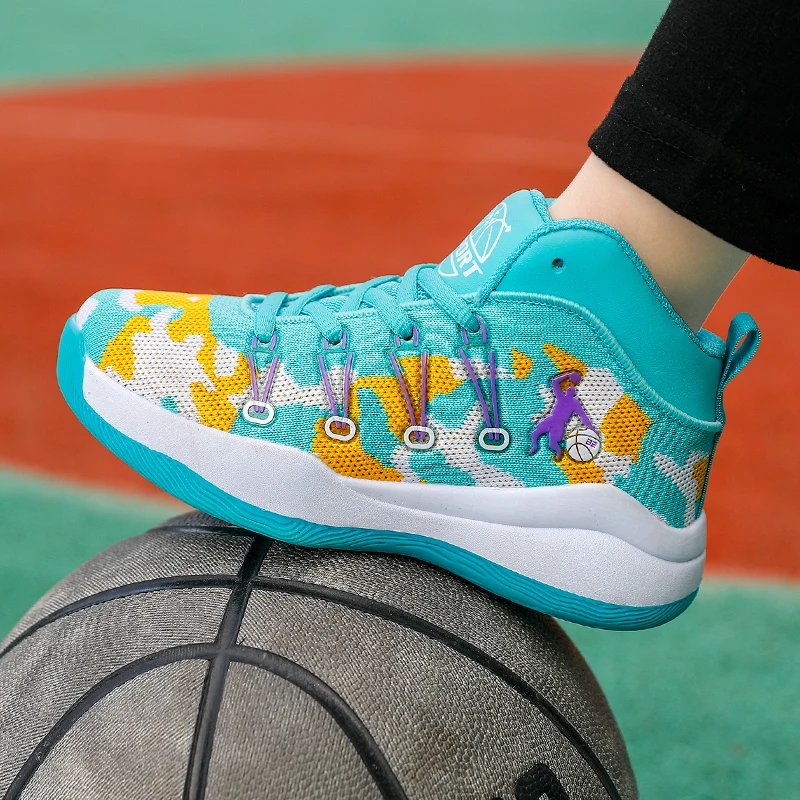 Baby Girl Shoes 2022 High Quality Children Kids Sneakers Girls Basketball Shoes Breathable Non-Slip Boys Sport Shoes Size 31-40