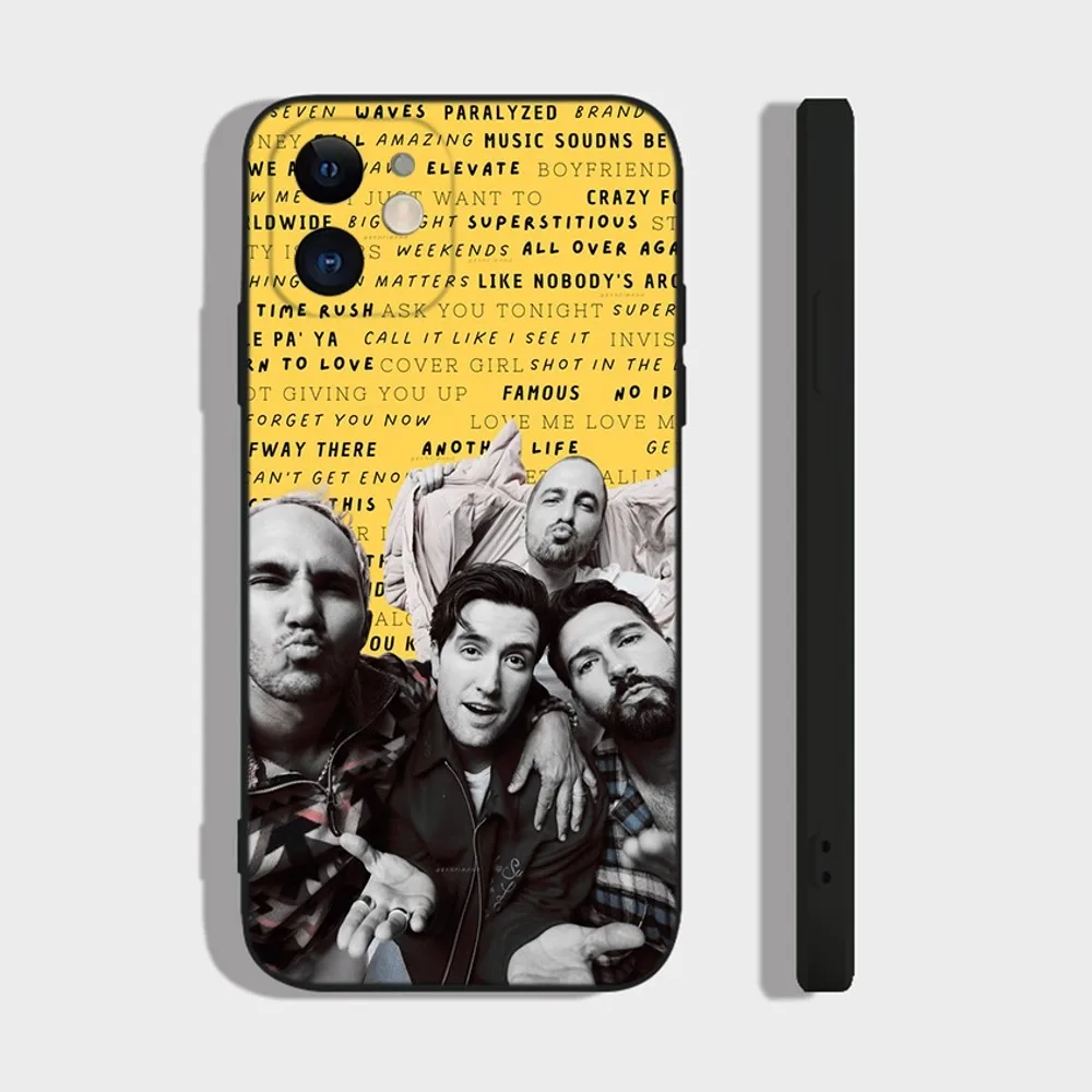 Чехол для телефона Band Big Time Rush BTR iPhone 16 15 14 13 12 11 Plus Pro Max XR XS X 7 8 SE Mini Silicone Soft