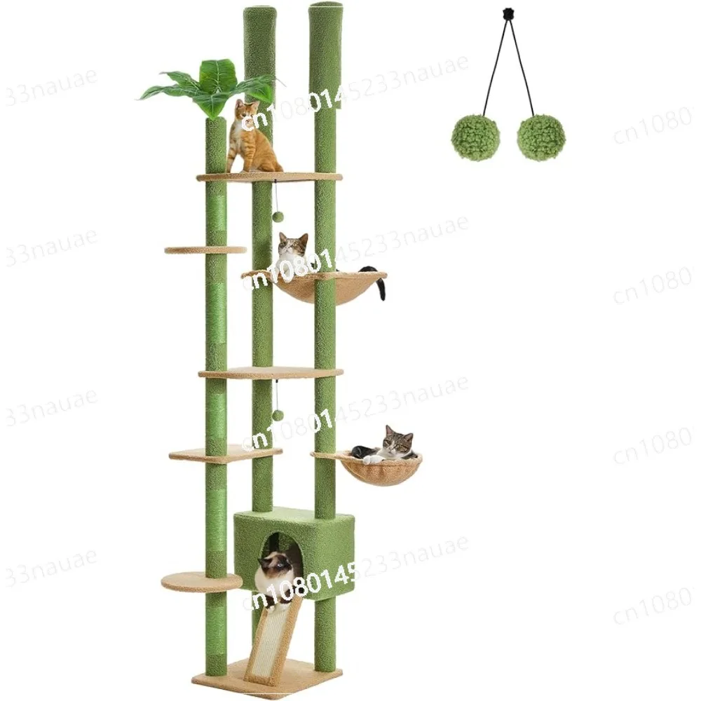 Настраиваемая башня с пола на потолок для кошачьего дерева [90 5 ''~ 100 4'' = 230