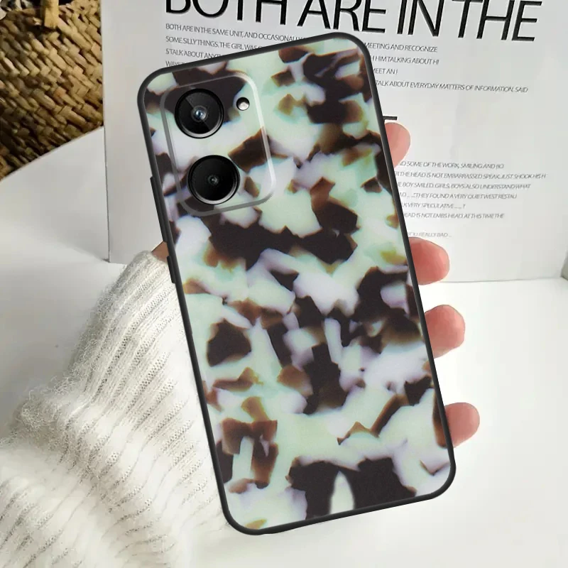 Черепаховый рисунок рандомный для Realme 9 10 11 12 Pro Plus GT5 GT Neo5 C21Y C25s C30 C31 C33 C35 C51 C53 C55 C67