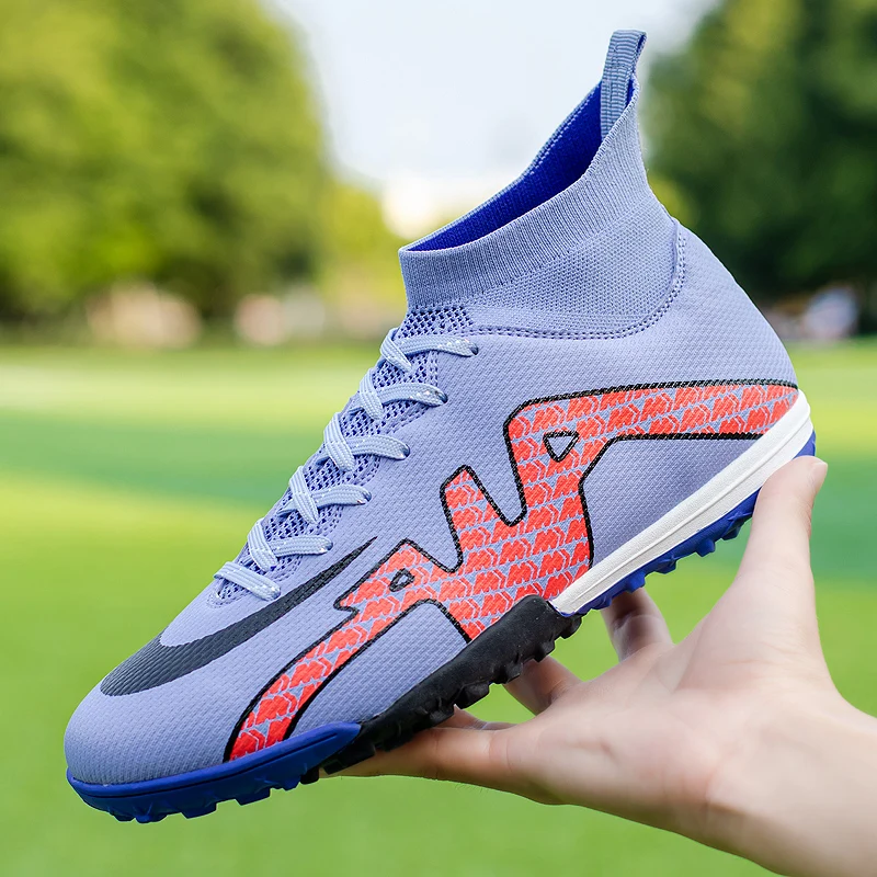 

Harland Soccer Shoes Cleats Original Outdoor Long Spike Chuteira Society Studded Football Boot Wholesale Futsal Training Sneaker