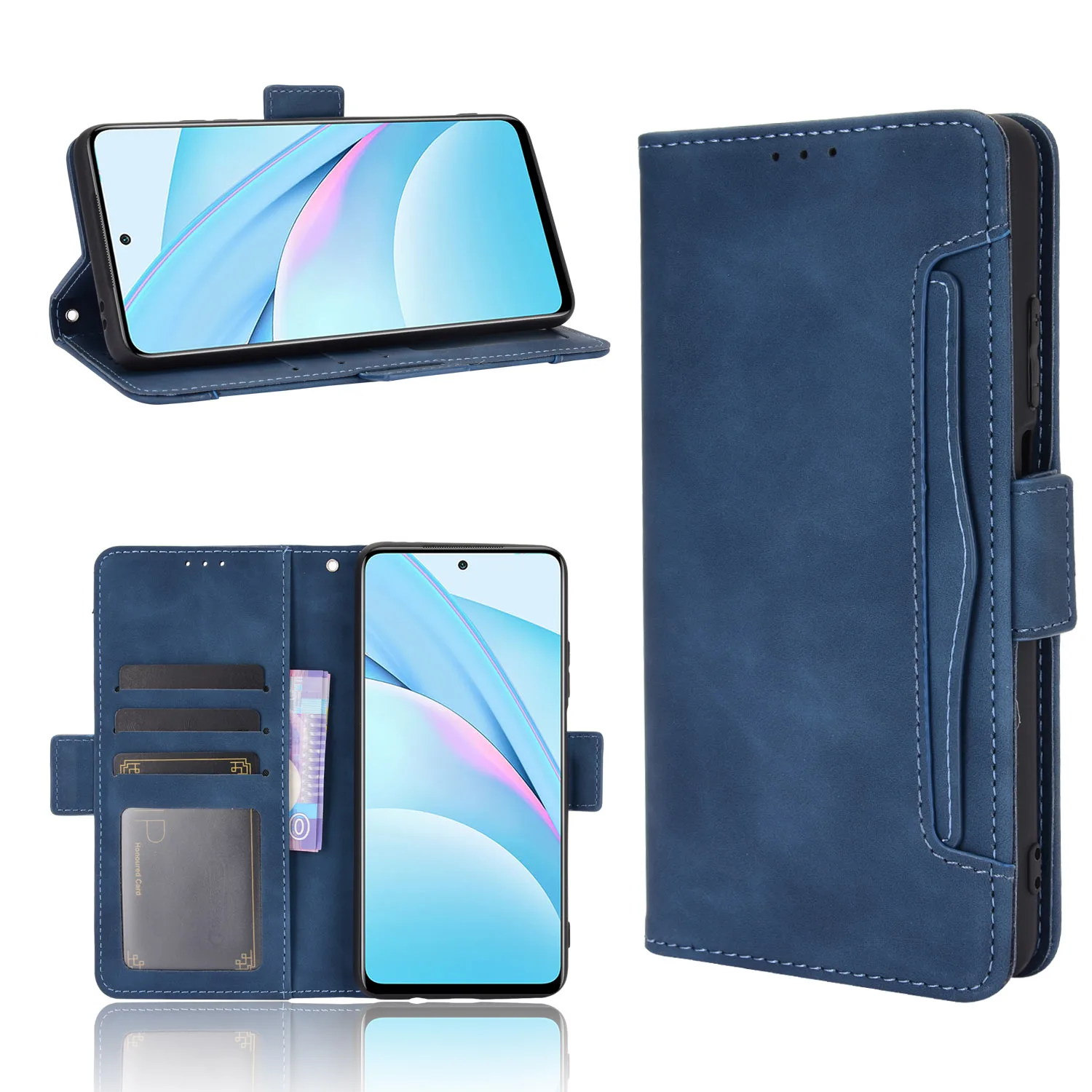 Флип-кожаный чехол для Xiaomi Redmi Note 9 Pro 5G M2007J17C отдельный тип магнитная кожа