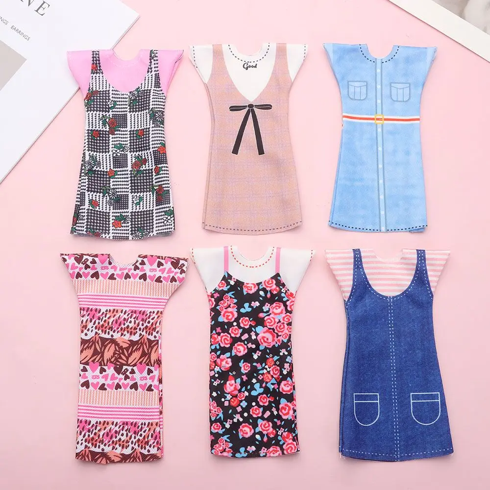 

30cm Doll Skirt Clothes Shoes Princess High Quality Dress Casual Accessories Dress Up Doll Gift Diy Pants Kit Mini Skirt Kid Toy