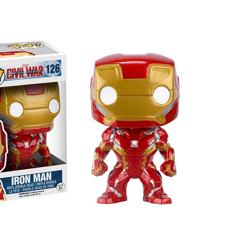 Экшн-фигурка Funko pop Marvel мстители Тони #449 Железный человек #126 #529 #580 коллекционные