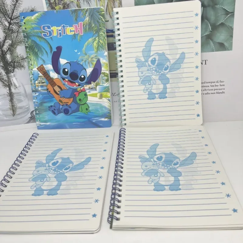 Kawaii Disney Stitch блокнот мультфильм аниме милый студенческий дневник модный