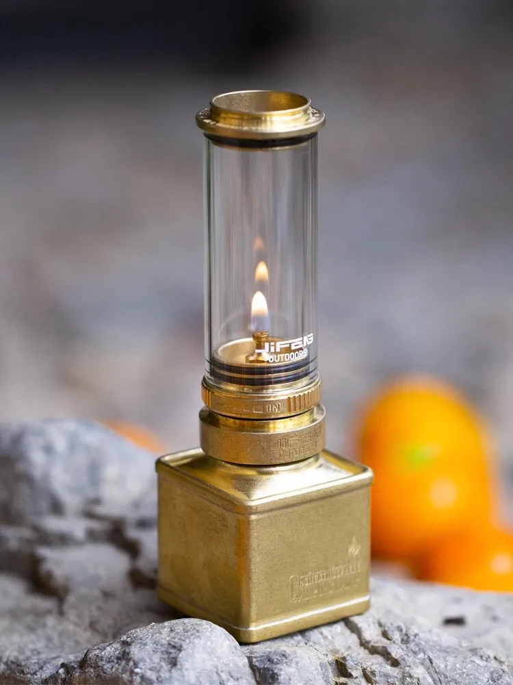 Ретро фонарь для кемпинга традиционный винтажный из чистой меди наружной