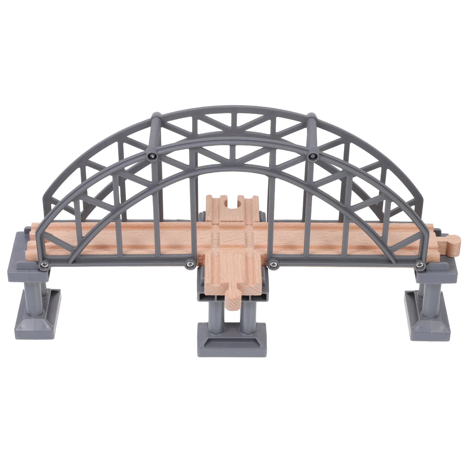 

Train Wooden Bridge Track Toy Railway Wood Set Suspension Accessories Children Tracks Model Mini Layout Prop Crossing Accessory