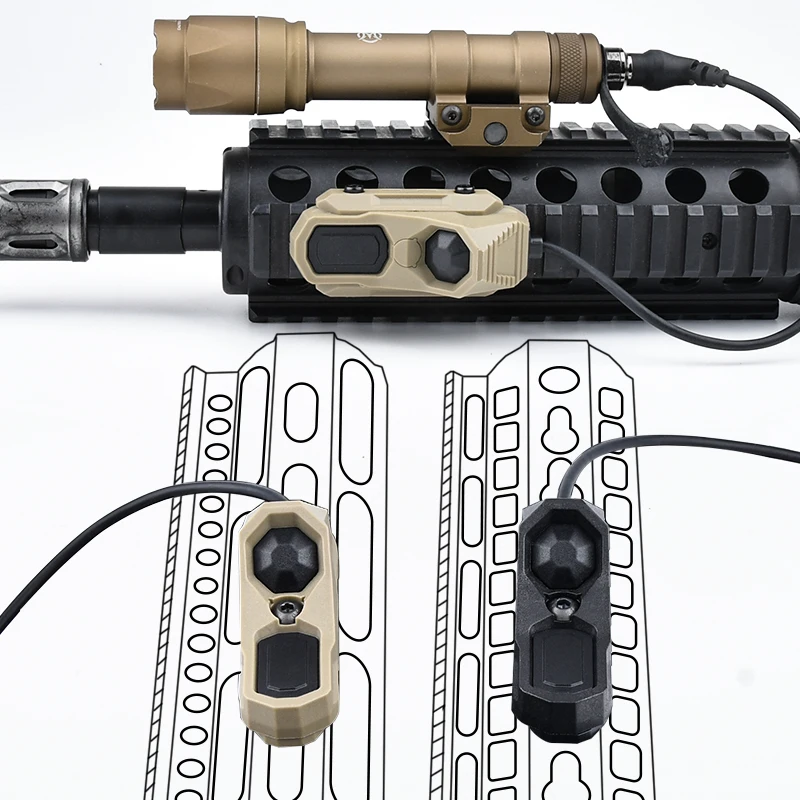 Тактический фонарь WADSN SFsurefire M300AM600C может быть подключен к дистанционному переключателю AXON для страйкбола. (art.: 3920d8bbf7ca1) - 3920d8bbf7ca1