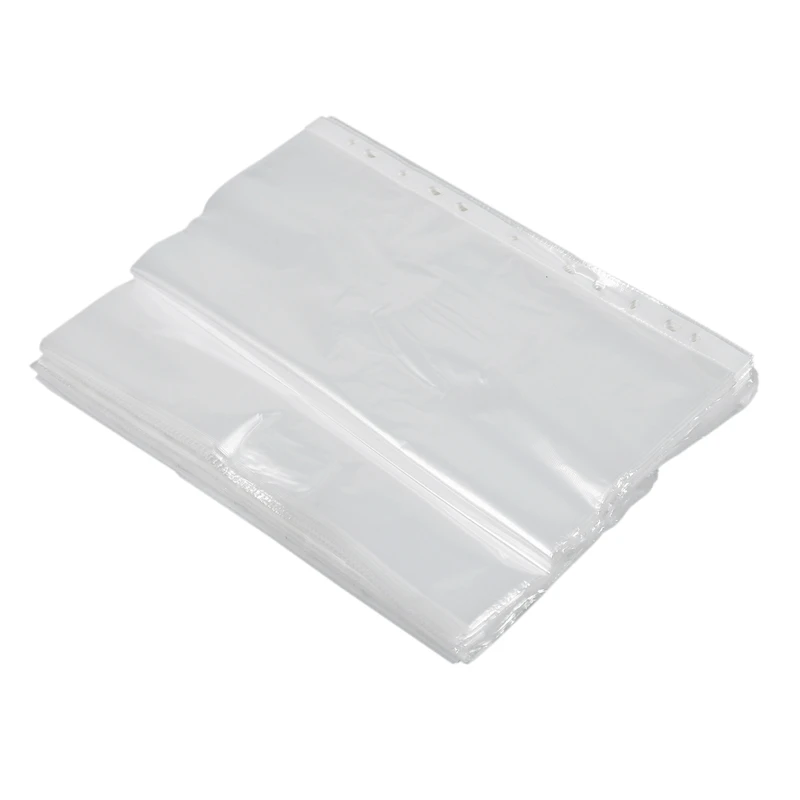 

A4 Clear Plastic Punched Pockets / Wallets / Sleeves 200 Pcs