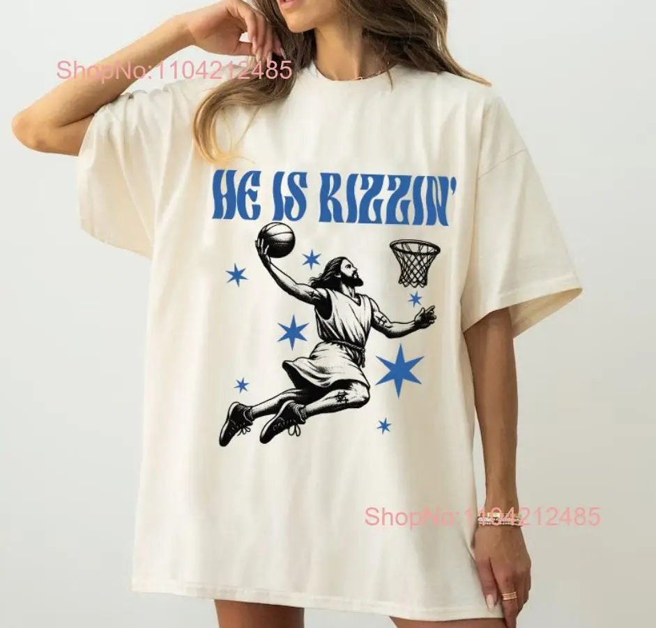 Винтажная футболка 90-х Comfort Colors On Is Rizzin' забавный юмор Иисуса Пасха христианская