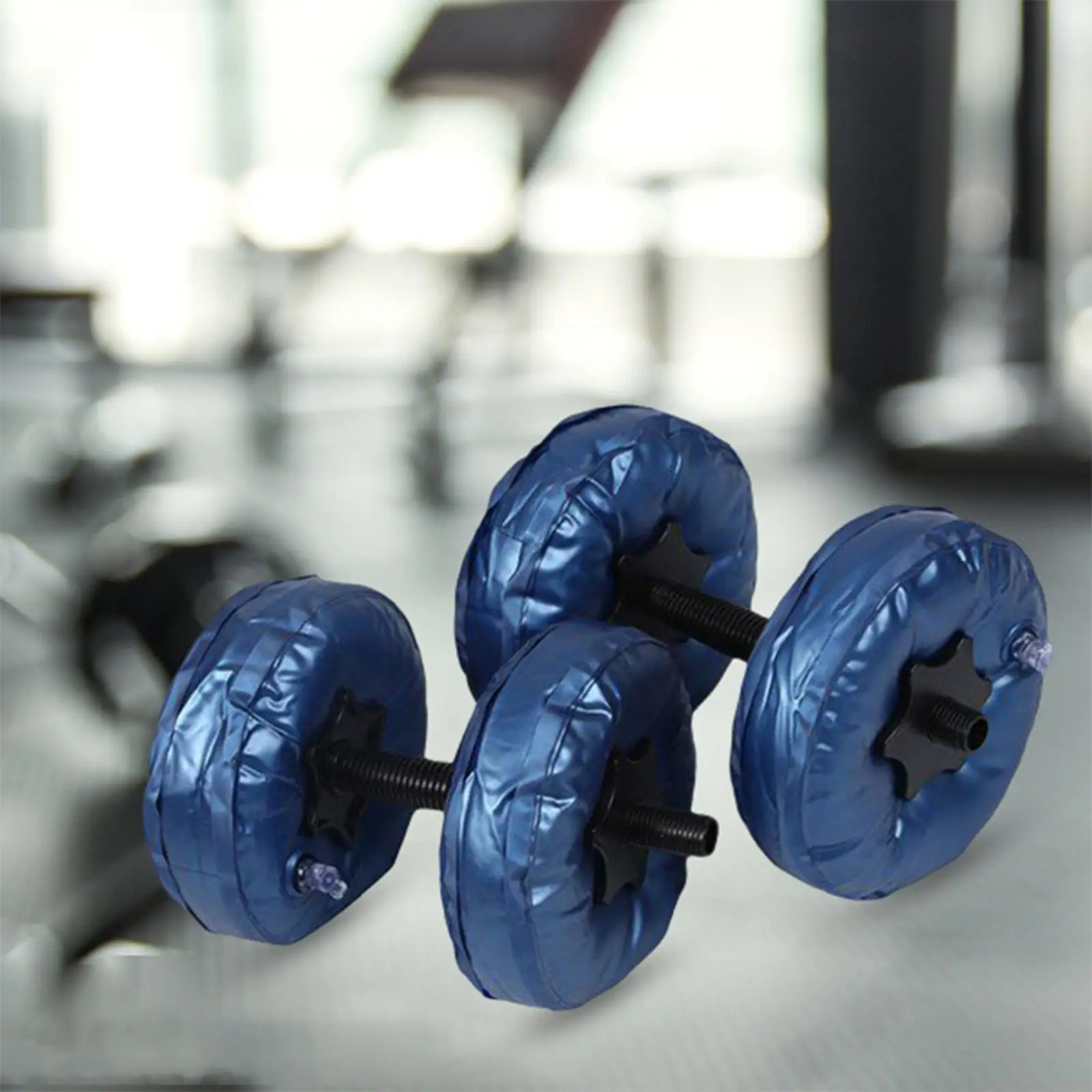 

Portable Water Filled Dumbbell Adjustable Barbells ,Pour Water into Ball Bag Professional Weightlifting Increasing Strength