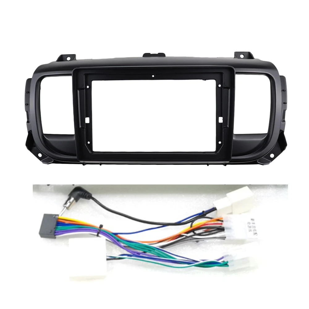 

9inch 2din Car Radio Fascia for Citroen Dispatch Toyota ProAce Peugeot Expert Traveller car radio frame Dash Mount Kit