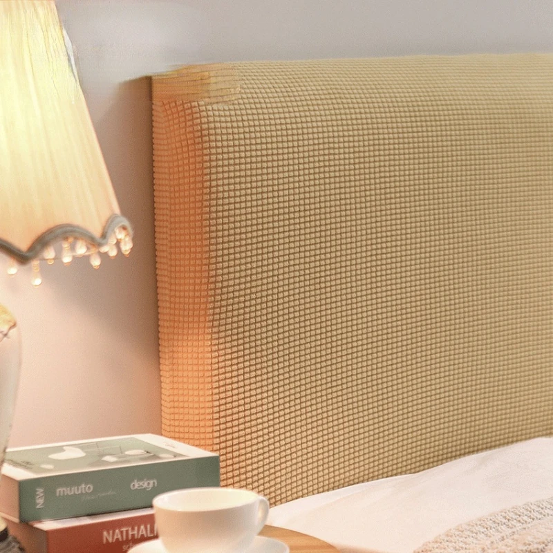 

Эластичные универсальные мягкие удобные стеганые Чехлы для кровати, флисовые покрывала для кровати, однотонная моющаяся задняя крышка для ...