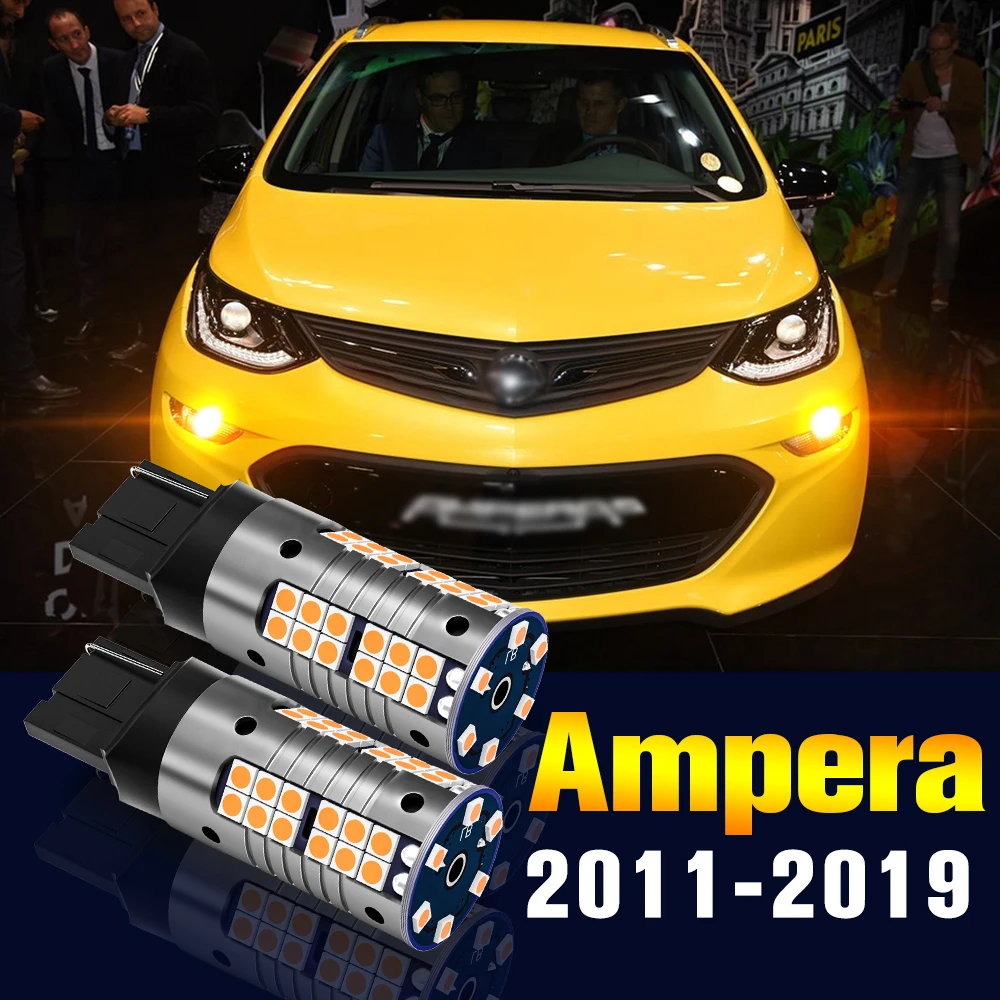 

2pcs LED Front Turn Signal Light Bulb Turning Lamp For Opel Ampera e 2011-2019 2012 2013 2014 2015 2016 2017 2018 Accessories