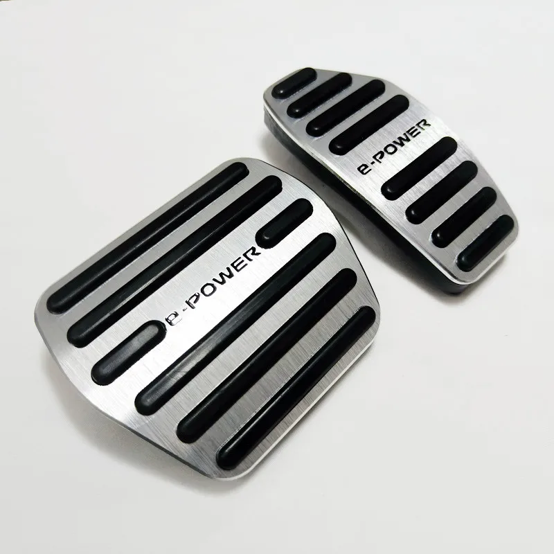 

Для Nissan X-trail e-POWER T33 Rogue 2024 аксессуары крышка педали акселератора тормоза противоскользящая накладка алюминиевый сплав Резиновый рукав