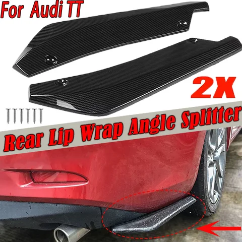 2 шт., угловой диффузор для заднего бампера Audi TT 8N 8J S-Line Clubsport RS FV/8S 1999-2023