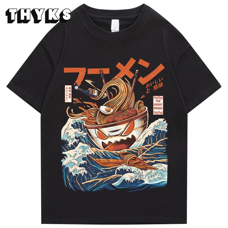 

Футболка мужская с коротким рукавом, хлопок, Повседневная рубашка в японском стиле Харадзюку, в стиле хип-хоп, лето 2022