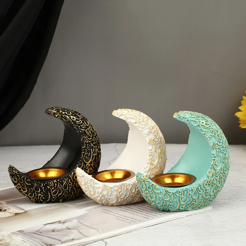 

Resin Incense Burner Arab Ramadan Decorations EID Mubarak Decor Home Kareem Muslim Islamic Tabletop Ornament Aromatherapy Burner