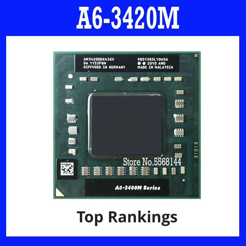 

40%off AMD A6-Series A6-3420M A6 3420M 1.5 GHz Quad-Core Quad-Thread CPU Processor AM3420DDX43GX Socket FS1