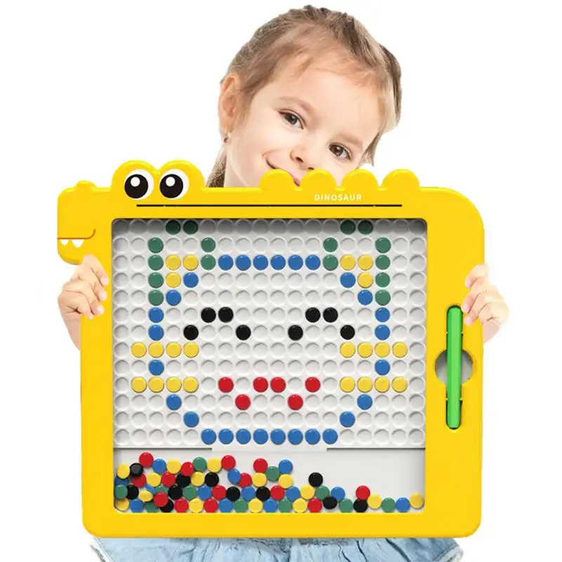 

Магнитная доска для рисования для детей и малышей с бусинами и магнитным стилусом