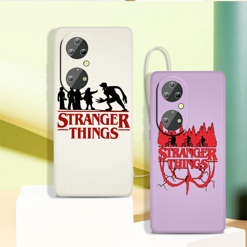 

Stranger Things 4 Joyce Phone Case For Huawei P50 P40 P30 P20 Pro Lite E Y9S Y9A Y9 Y6 Y70 Nova 5T 9 5G Liquid Rope Cover