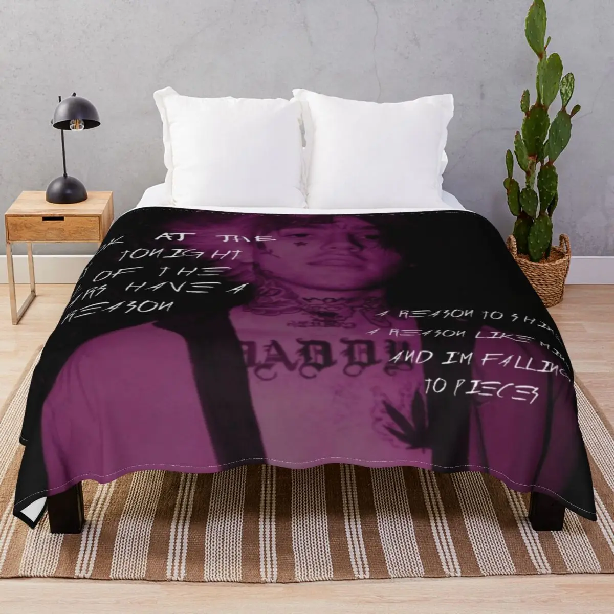 Lyrics Signed Photo Blankets Coral Fleece Spring/Autumn Ultra-Soft Throw Blanket for Bedding Home Couch Travel Cinema