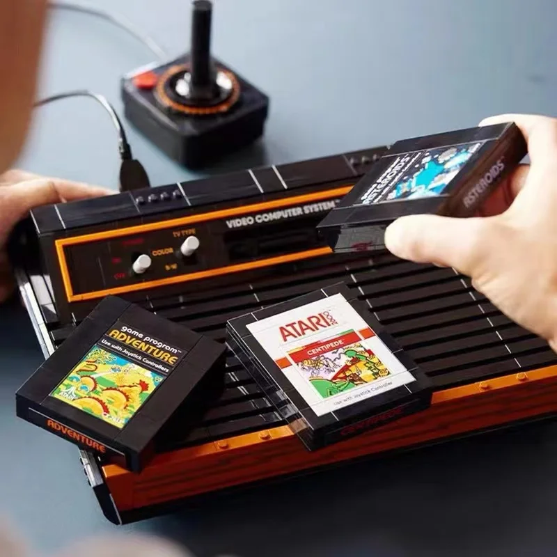 

New August 2022 10306 Atari 2600 Console Video Computer System Icons Model Building Blocks Assembly Bricks Set Toys for Kid Gift