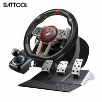 racing wheel pc steering wheel floor pedals 900%c2%b0car driving dual motor vibration with paddle shifters gear for xbox oneps4ps3