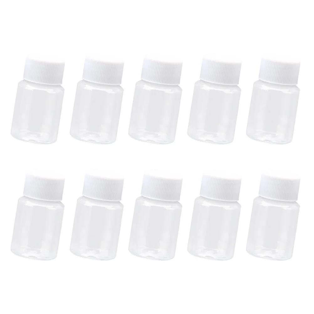 

Refillable Empty Bottle 50ml Shampoo Cleanser Makeup Sample Container for Travel Shampoo Lotions 10pcs