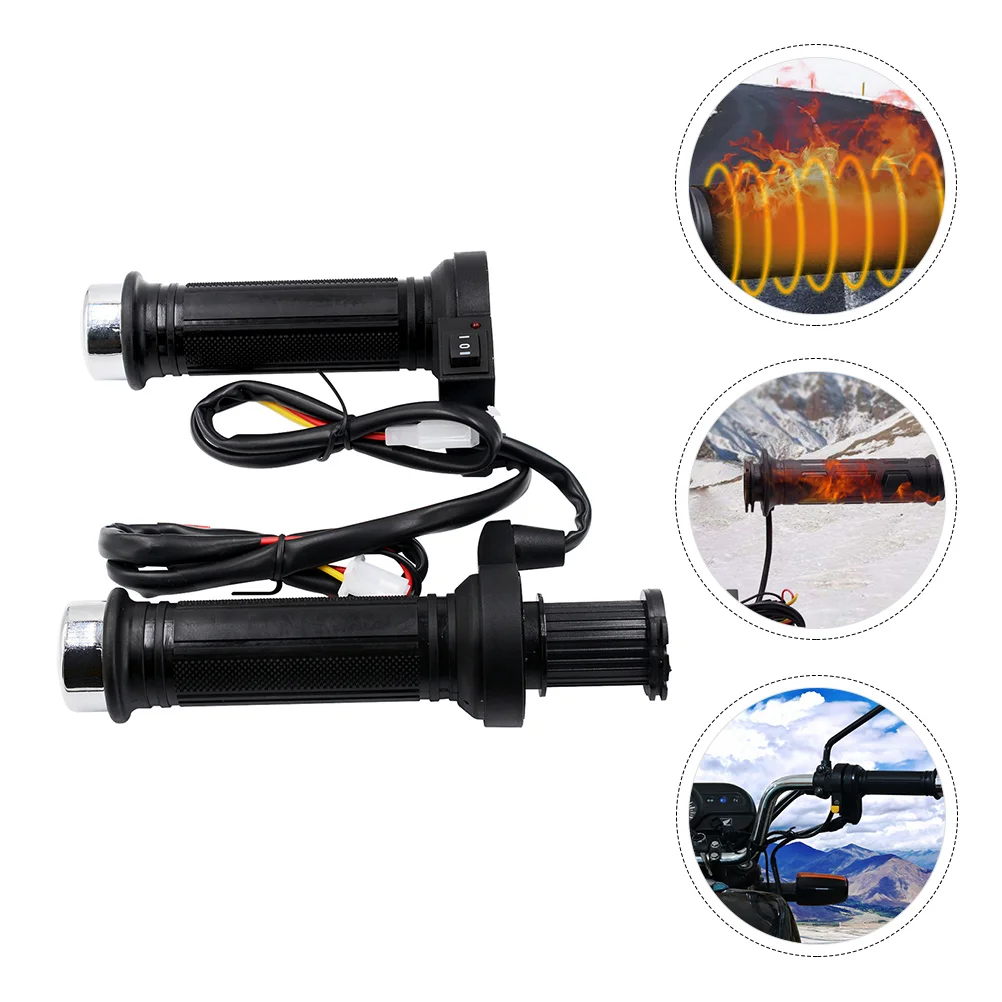 

1 Pair Heating Electric Universal Hand Grip Handlebar Hand Warmer for ATV Bike