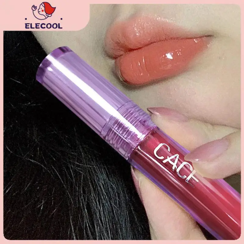 

Mirror Water Lip Gloss Cherry Lipgloss Red Lip Tint Light Watery Lip Glaze Moisturizing Lipstick 6 Colors Liquid Lipstick